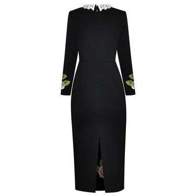 Rochie Vintage Anilor 40 Cu Trandafiri Mari