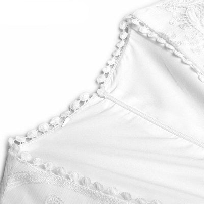 Rochie De Epocă Cu Lanternă Albă Anilor 40