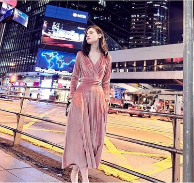 Rochie Uni Vintage Anii 40 Roz