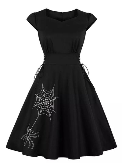 Rochie Vintage Bej Spider