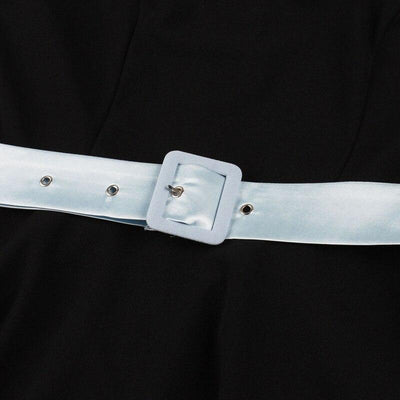 Rochie Neagră De Toamnă Vintage