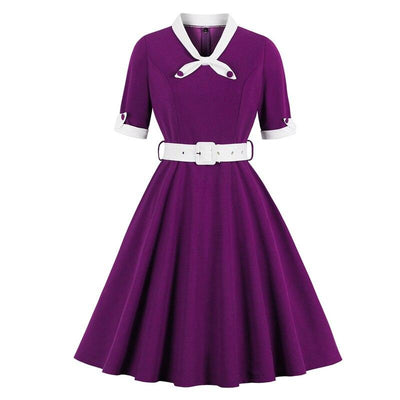 Rochie Vintage De Toamna Violet