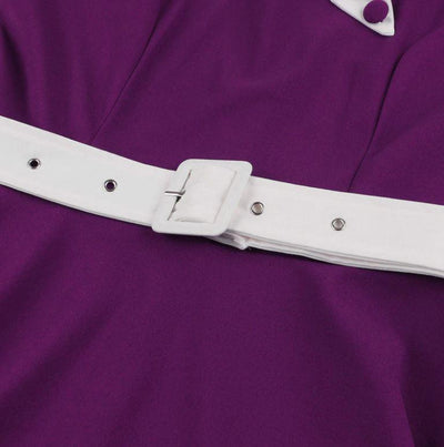 Rochie Vintage De Toamna Violet