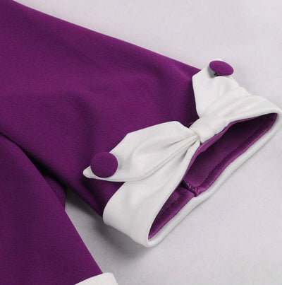 Rochie Vintage De Toamna Violet