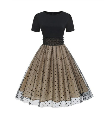 Rochie Preppy Vintage Neagra