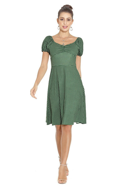 Rochie Anii 50 Verde