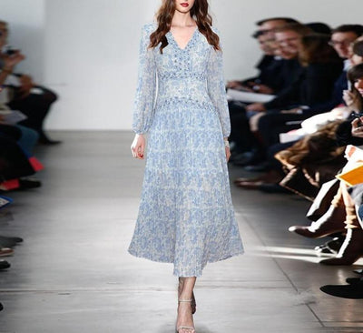 Rochie Albastra Vintage