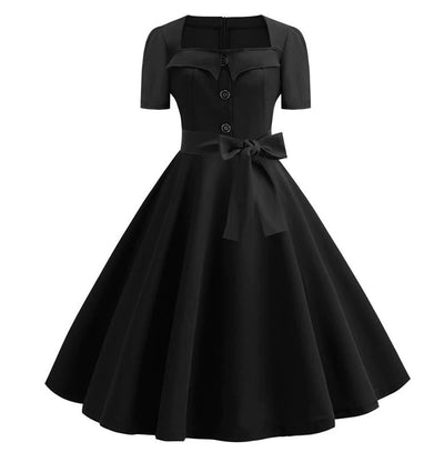 Rochie Boogie Woogie Vintage Neagra