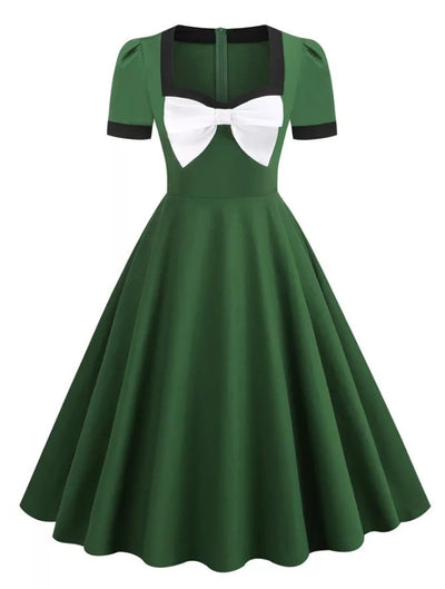Rochie De Ceremonie Verde Vintage