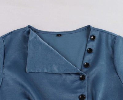 Rochie De Epocă Cu Gât Barcă