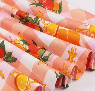 Rochie Vintage Cu Decolteu Rotund Cu Flori Roz