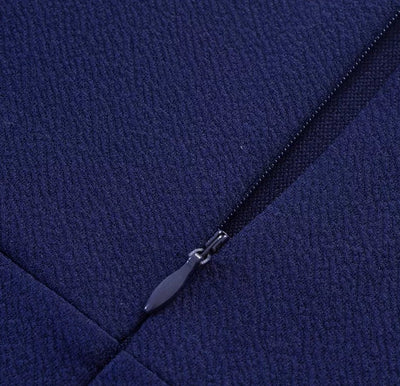 Rochie Vintage Pencil Chic Bleumarin