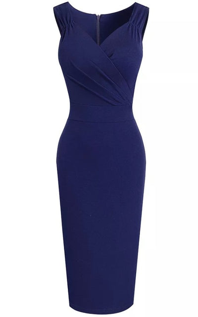 Rochie Creion Vintage Bleumarin
