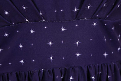 Rochie De Crăciun Vintage Bleumarin