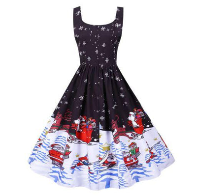 Rochie De Crăciun Neagră De Epocă