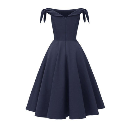 Rochie De Seară Vintage Bleumarin