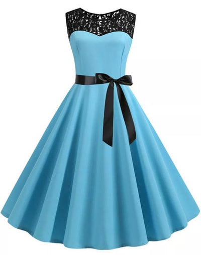 Rochie De Servitoare Vintage Pastel