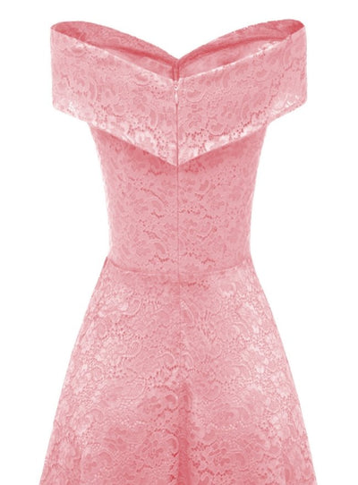 Rochie De Serviciu Roz Vintage