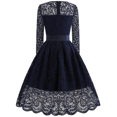 Rochie De Gală Vintage Bleumarin