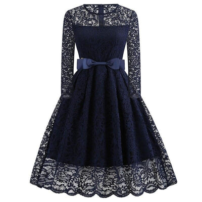 Rochie De Gală Vintage Bleumarin