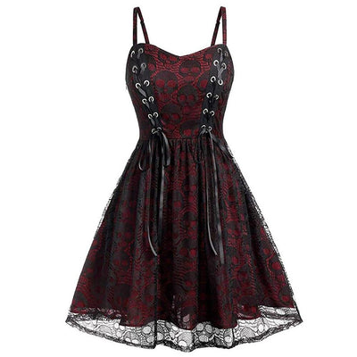 Rochie Vintage Gotic Burgundy