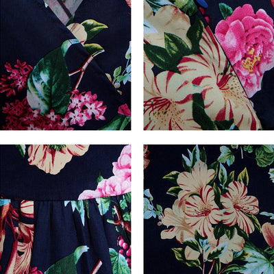 Rochie Cu Flori Vintage Plus Size