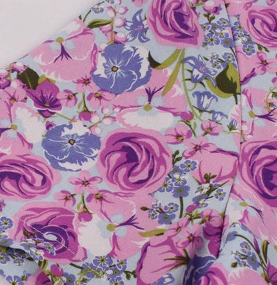 Rochie Vintage Cu Talie Înaltă Mărimea Mov