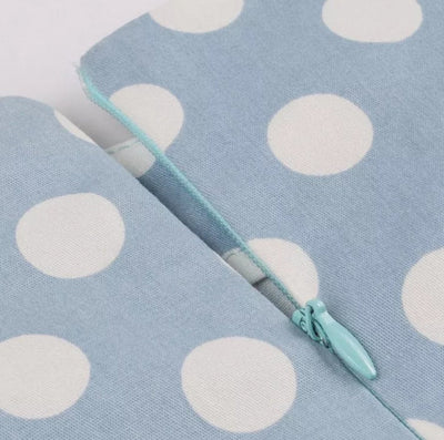 Rochie Vintage Plus Size Sexy Albastra