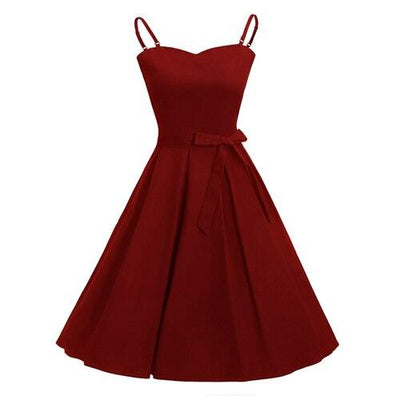 Rochie Chic Burgundy De Epocă Anii 60