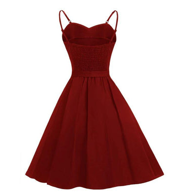 Rochie Chic Burgundy De Epocă Anii 60