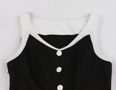 Rochie Vintage Hepburn Neagra