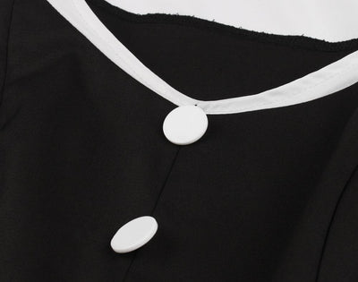 Rochie Vintage Hepburn Neagra