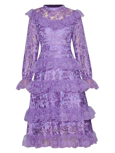 Rochie De Nunta De Lavandă De Epocă