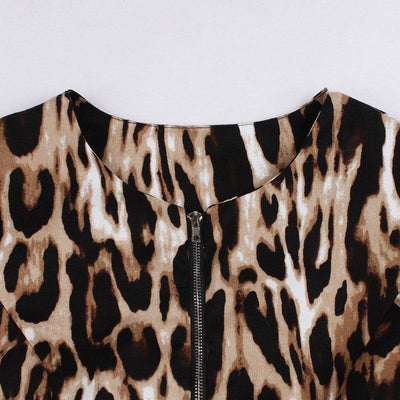 Rochie Leopard De Epocă