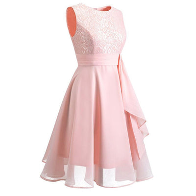 Rochie Lunga Vintage Anii 50 Roz
