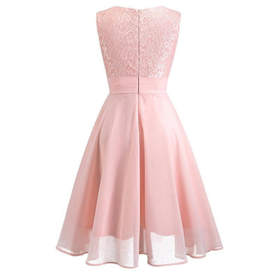 Rochie Lunga Vintage Anii 50 Roz