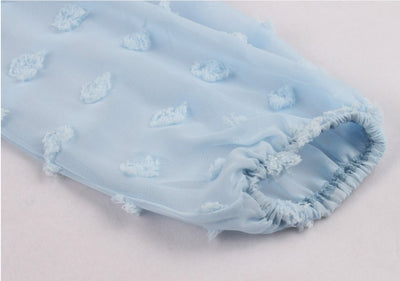 Rochie Boho Lungă Vintage Albastră