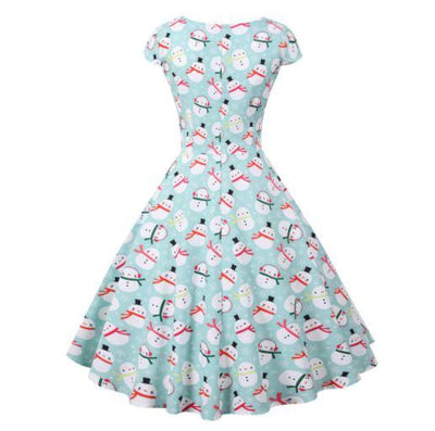 Rochie De Craciun Vintage Plus Size Sky