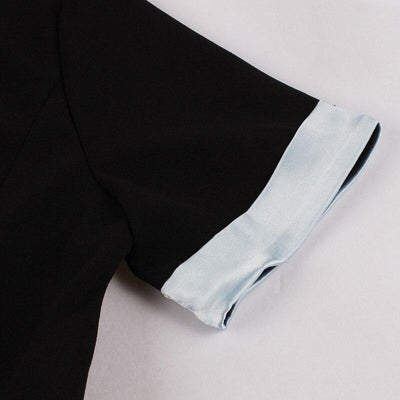 Rochie De Epocă Neagră Argintie