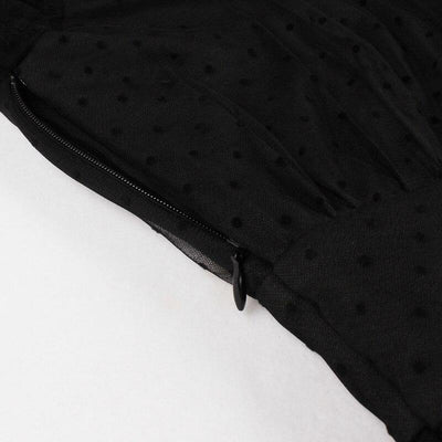 Rochie Vintage Black Dots