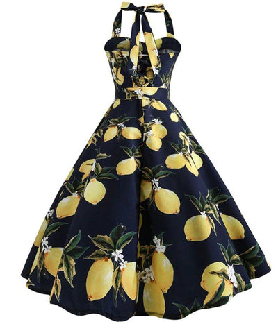 Rochie Vintage Pin Up Lemons