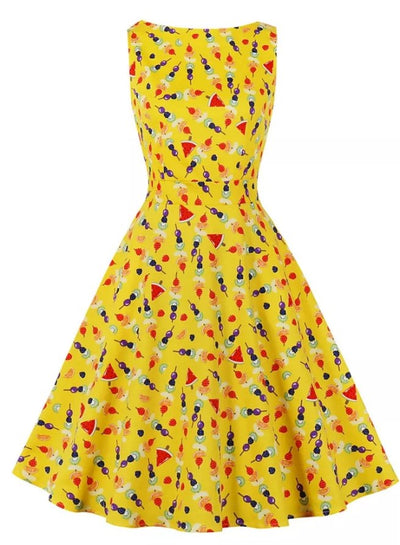 Rochie Vintage Buzunare Laterale