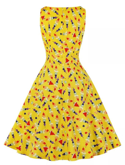 Rochie Vintage Buzunare Laterale