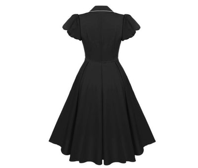 Rochie Vintage Preppy Neagra