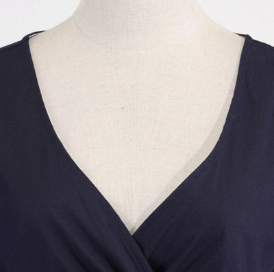 Rochie Rockabilly De Epocă, Anii 50, Bleumarin