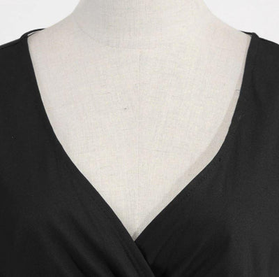 Rochie Vintage Rockabilly Anii 50 Neagra