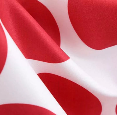 Rochie Rockabilly De Epocă Roșie Și Neagră