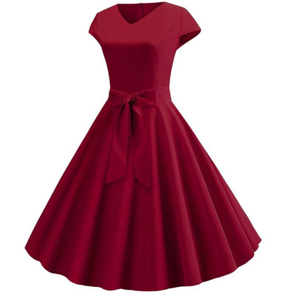Rochie Vintage Romantic Burgundy