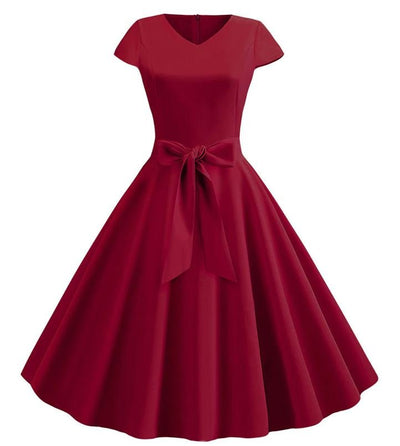 Rochie Vintage Romantic Burgundy