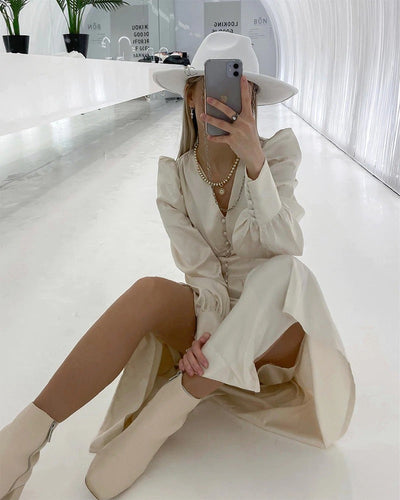 Rochie Din Satin Vintage